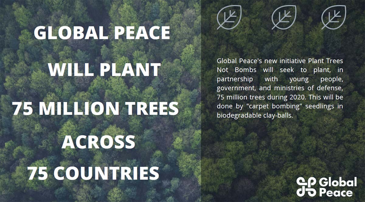 Plant Trees Not Bombs